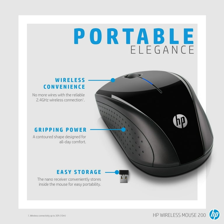 HP Wireless Mouse 220, Black,,3FV66AA#ABL
