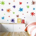 thumbnail image 3 of GFDYREE Multicolor Paint Wall Decal (112pcs), Splatter and Splotches Wall Sticker for Classroom Decoration, Primary Color Paint Splash Room Decor Ink Splotch Wall Stickers, 3 of 6