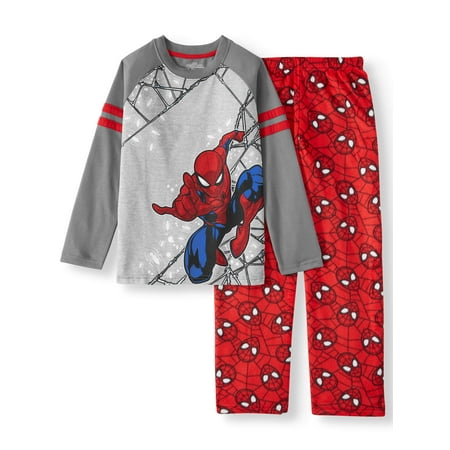 Spider-Man 2-Piece Long Sleeve Long Pant Pajama Set (Little Boys & Big Boys)