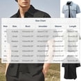 thumbnail image 3 of Men's UV UPF 50+ Fishing Shirts for Men Sun Protection Breathable Quick Dry SPF Hiking Short Sleeve Button Down Work Shirt with Two Pockets Black, 3 of 5
