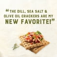 thumbnail image 5 of Triscuit Dill, Sea Salt & Olive Oil Whole Grain Wheat Crackers, 8.5 oz (Pack of 4), 5 of 5