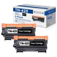 thumbnail image 1 of Paquete de 2 cartuchos de tóner TN420 TN450 negros para impresora Brother, 1 of 7