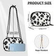 thumbnail image 4 of FORMRS Mini Crossbody Bag for Women Adjustable Rope Shoulder Casual Phone Purse, Cow Spots, 4 of 7