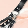 thumbnail image 4 of Women Party Belt Hip Hop Gothic Chain Rivet Multi Straps Decorative Faux Leather Punk Pants Matching Women Waist Strap Clothes Accessory, 4 of 7