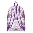 thumbnail image 3 of Night Owl School Backpack – Snowy Owl Print Pattern Bookbag with Cute Cartoon Big Eyes for Daily Use and Travel, 3 of 5