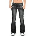 thumbnail image 3 of Enwejyy Women Daily Solid Color Casual Denim Jeans, 3 of 3