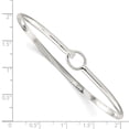 thumbnail image 2 of 925 Sterling Silver Bangle Bracelet Hook Clasp, 2 of 6