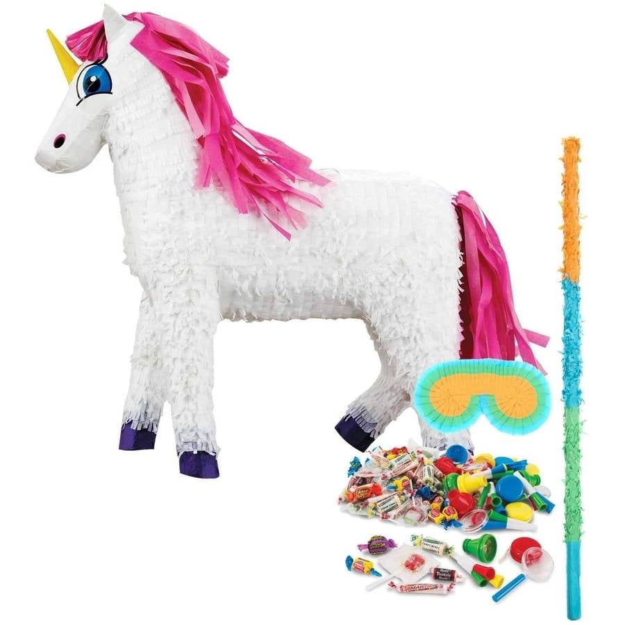 surprise unicorn pinata playset