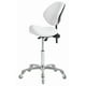 thumbnail image 1 of Taburete Ergonómico FRNIAMC Blanco con Respaldo y Ruedas Ajustables para Salón de Laboratorio Dental, 1 of 6
