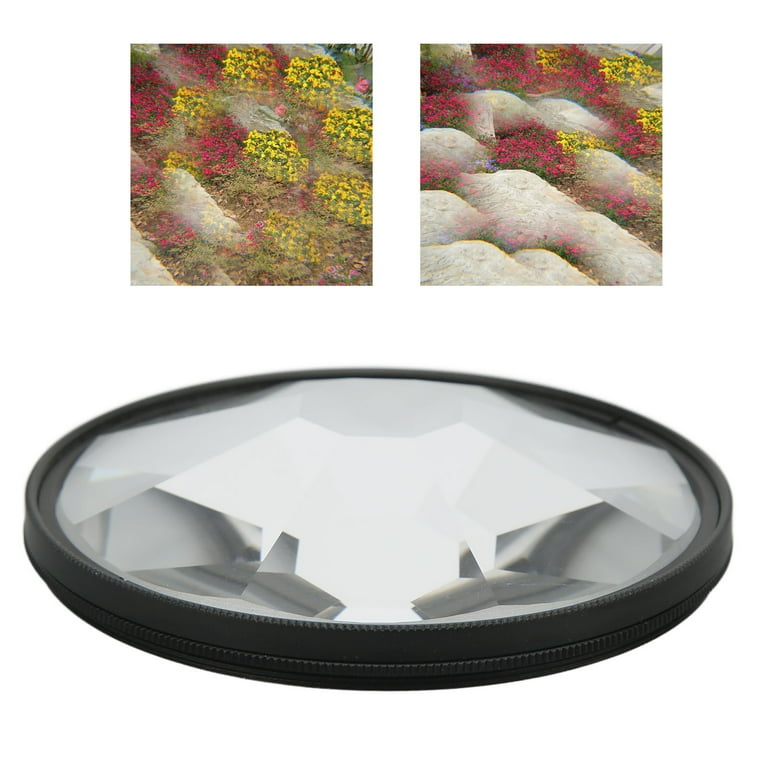 77mm Kaleidoscope Glass Prism Camera Lens Filter for Photography