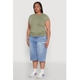 thumbnail image 4 of Women's Plus Size Side Ruched Tee, 4 of 5