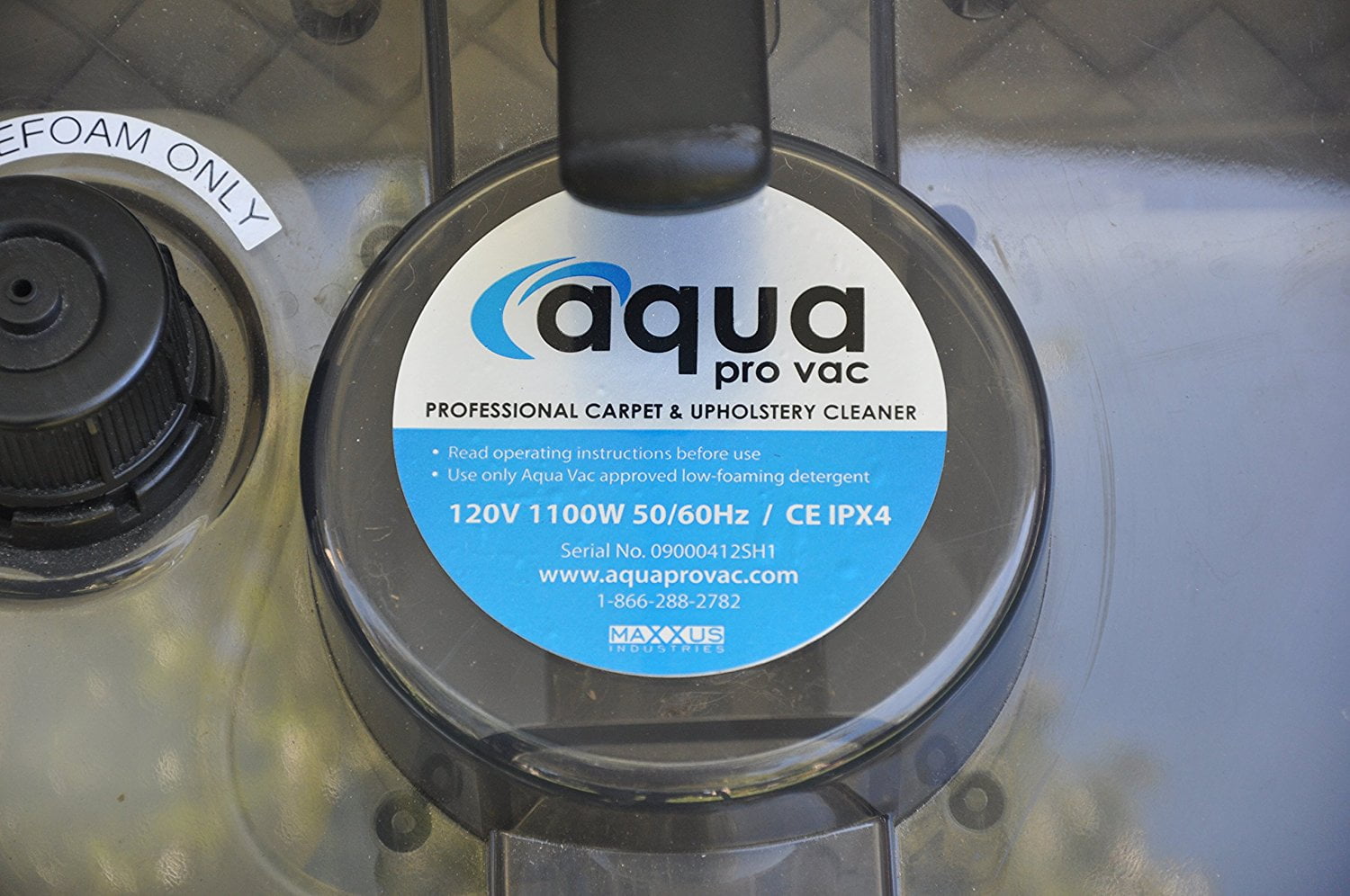 Spotter for Auto Detailing Aqua Pro Vac Shampooer Carpet Extractor Cleaner 