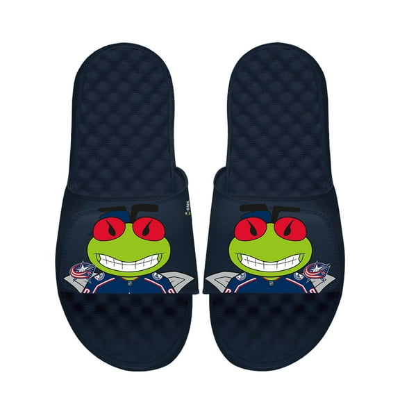 Unisex ISlide Navy Columbus Blue Jackets Team Mascot Slide Sandals
