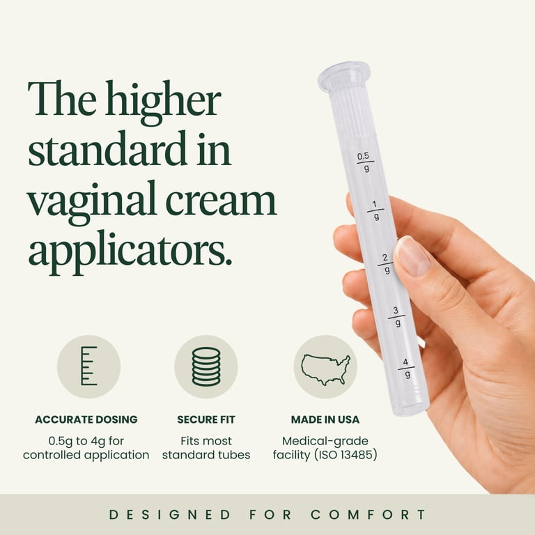 NewLife Naturals Vaginal Cream Applicators 15 ct with dosage