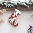 thumbnail image 6 of Salouo Lilies Flowers Print Christmas Stockings,Large Xmas Stocking Set of 1 Holiday and Farmhouse Stocking for Christmas Holiday Party Decoration(17.7*11 Inch), 6 of 7