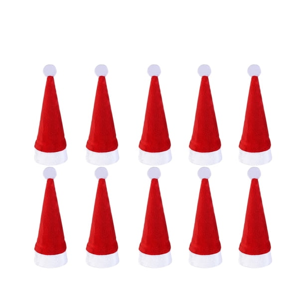 10 Unids 12X6 CM Tapas de Navidad Titular de Cubiertos Tenedor Cuchara Pocket Tablewear Decoración Set Suministros de Navidad