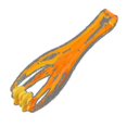 thumbnail image 1 of Masajeador de articulaciones de los dedos, rodillos dobles, herramienta para la circulación sanguínea de las manos, alivio del dolor (2 unidades, naranja), 1 of 4