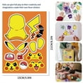 thumbnail image 2 of 24 Sheets Pikachu Make Your Own Stickers, DIY Make Face Stickers for Boys Girls, Party Favors Supplies Art Craft Family School Reward, 2 of 4