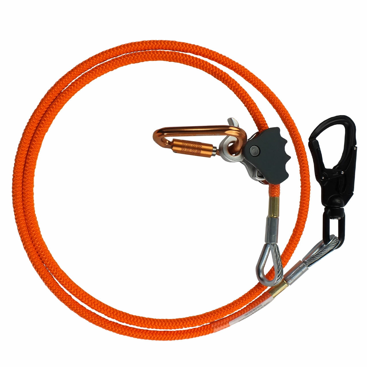 5/8" Complete Arborist Flipline System w/ Aluminum Swivel Tree Climbing