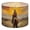 Color 3, variant on Linen Drum Lampshades Western Riding Sunset Countryside Landscape Vintage Cowgirl 13"x13"x10" Light Shade for Table Lamps Floor Lamps Drum Lamp Shades Lampshade Replacement Assembly Required