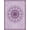 Purple, Pattern 2, variant on ODIKA Boho Abstract Interlocking Lattice Motif Inspired Solid Purple Flowing Dynamic Stain Resistant Thin Throw for Entryway, Kitchen, Laundry Room