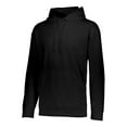 thumbnail image 2 of 5506A Youth Wicking Fleece Hooded Sweatshirt, Black - Large, 2 of 3