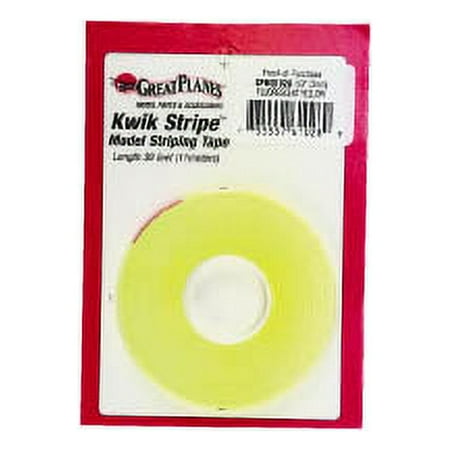 Striping Tape Fluorescent Yellow 1/8" Multi-Colored