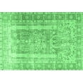thumbnail image 1 of Ahgly Company Indoor Rectangle Persian Emerald Green Traditional Area Rugs, 8' x 12', 1 of 4