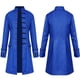 thumbnail image 5 of Disfraz clásico Medieval victoriano para hombre, chaqueta de Cosplay con cuello levantado, abrigo renacentista, ropa de Halloween, 5 of 5