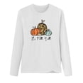 thumbnail image 3 of Staron Chandails à Manches Longues pour Femmes It's Fall Yall Mode d'Automne T-Shirts Hauts Chic Décontracté Citrouille Graphique Col Rond Tuniques Hauts Travail T-Shirts Tendance Cadeaux de Noël pour Femmes, 3 of 3
