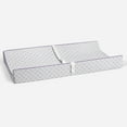thumbnail image 4 of Bacati - Petals Lilac Quilted Muslin Changing Pad Cover, 4 of 10