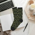 thumbnail image 6 of Pofeuu Tennis Rackets Print Crew Socks, Adult Running Hiking Socks for Youth and Adult, 6 of 7