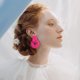 thumbnail image 5 of Pendientes redondos Declaración Boho Pendientes de mimbre Pendientes colgantes hechos a mano Ratta, 5 of 5