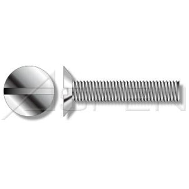 M10 x 20mm Stainless Slotted Csk Screws  6 pack 