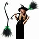 thumbnail image 5 of Witch Broom with Ribbons for Kids Halloween Witches Broom Stick - Costume Parties, Cosplay Costume Supplies -Photo Booth Accessory, 5 of 5