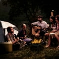 thumbnail image 4 of Emma + Oliver 22.5" Black Iron Foldable Wood Burning Outdoor Firepit with Mesh Screen & Poker, 4 of 14