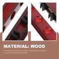 thumbnail image 4 of BRIGHTFUFU 1 Set Wall Mounted Pool Stick Holder Dark Red Wood for Billiards Style Display, 4 of 8