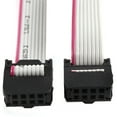 thumbnail image 2 of FC-8P IDC 8Pin F/F Cable de extensión de datos para disco duro, cable plano de cinta, conector de 100 cm de largo para placa base, 2 of 2