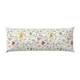 thumbnail image 2 of KLL Ultra Soft Microfiber Body Pillow Cover/Pillowcases 20"x54" with Hidden Zipper Closure-Colorful Mushrooms and Plants, 2 of 8