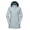 Light Grey, variant on Women's Waterproof Rain Jacket Outdoor Trench Raincoat with Hood Lightweight rain Shell for Hiking, Travel Dark Purple S