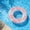 Pink, variant on Inflatable Swim Ring, Extra-Thick Anti-Roll Swimming Pool Float, Pink Green Floral Water Tube with Handles, Beach Vacation Pool Accessories