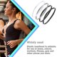 thumbnail image 4 of Diademas elásticas deportivas Soidarity Paquete de 4 antideslizantes para yoga, 4 of 6