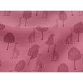 thumbnail image 4 of oneOone Viscose Jersey Fabric Tree & Giraffe Block Print Fabric BTY 60 Inch Wide, 4 of 5