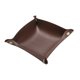 thumbnail image 3 of Bandeja de Valet de Cuero PU Uxcell Unisex Plegable Pequeña, Marrón Oscuro, 3 of 7