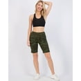 thumbnail image 5 of 4 Pack: Women's 7" Bermuda Long High Waisted Shorts With Pockets - Casual Running Workout Athletic (Available In Plus), 5 of 6