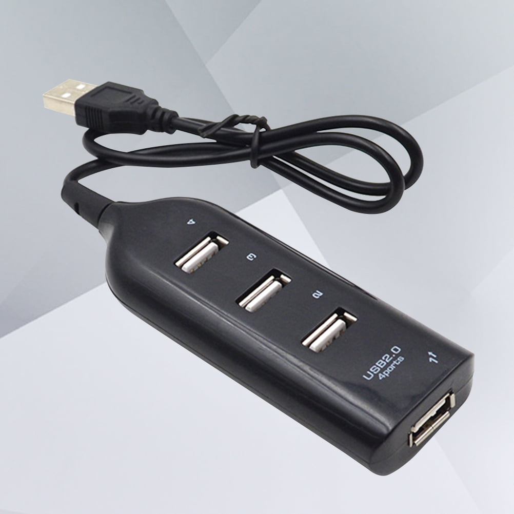 OULII extended ports for laptop USB Hub Black Backward Compatibility with USB 1.0/1.1 1Pcs