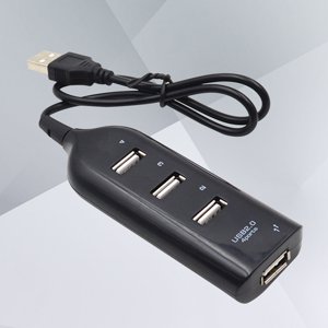 OULII ports étendus pour ordinateur portable USB Hub Black Compatibilité en arrière avec USB 1,0/1,1 1Pcs