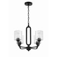 thumbnail image 4 of 54224-FB Craftmade Lighting Collins - 4 Light Chandelier-Flat Black Finish    -Traditional Installation, 4 of 10
