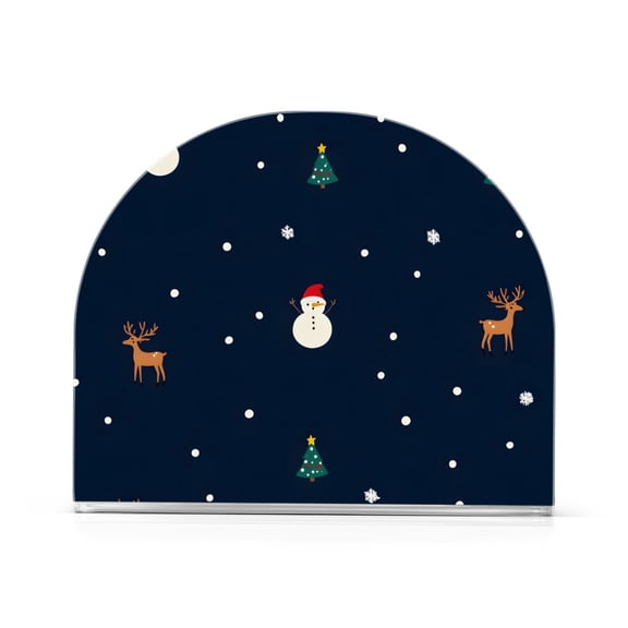 Yayeee Napkin Holder for Table Kitchen Paper Tissue Organization, Christmas Whimsy