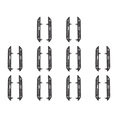 thumbnail image 1 of Pedales laterales 1 control deslizante de estribo de metal para coche RC para /10 Axial 2 piezas, 1 of 2